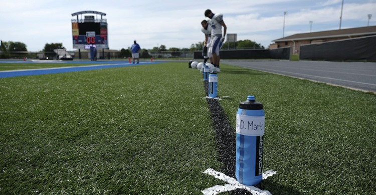 turf field with players